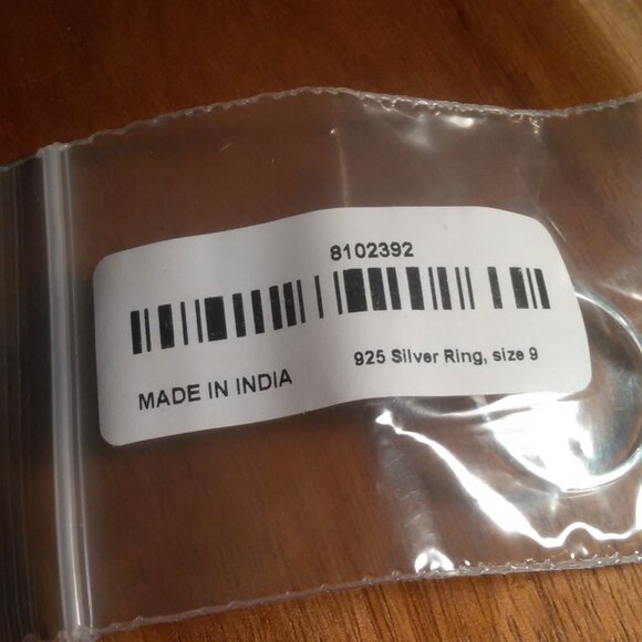 Lab Created White Sapphire Sterling Silver Radiant Promise Ring (Size 9) - Picture 16 of 16